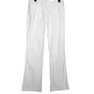 THEORY Made in the USA Women’s Cream Bootcut Corduroy Pants size 10
